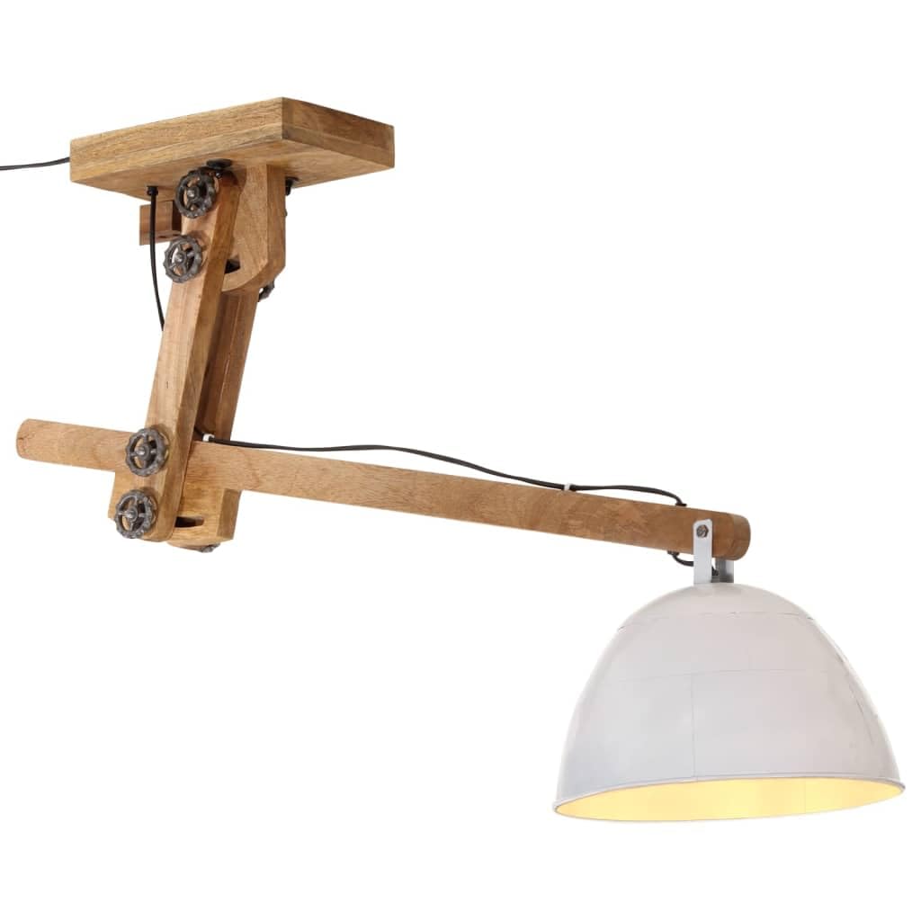 Plafonnier blanc au style loft vintage pour sublimer l'ambiance de votre grand bureau