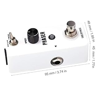 Eulbevoli Pédale d’effet Phaser, Accessoire d’instrument de pédale de Guitare Mini et Portable, pour la Plupart des… - Les Beatles, Paul McCartney, John Lennon, RIngo Starr, George Harrison Eulbevoli Pédale d'effet Phaser, Accessoire d'instrument de pédale de Guitare Mini et Portable, pour la Plupart des… – Image 3