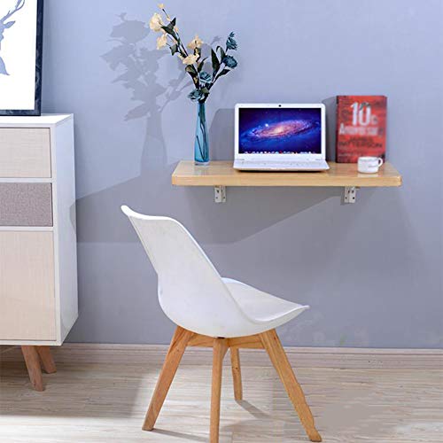 Bureau d'ordinateur multifonction en bois massif stable