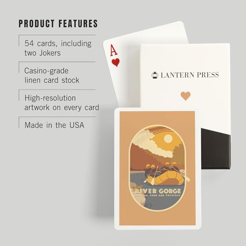 Baraja de 52 cartas Póker New River Gorge miniatura 3