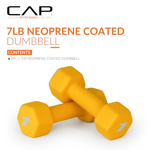 Image of CAP Barbell Neoprene Dumbbell Weights Pairs & Sets | Color Series