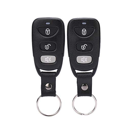 Evgatsauto Car Keyless Entry System Kit, Universal Auto 4 Door Security Power Central Locking System Actuator Motors with Remote Controllers Lock Unlock Conversion for Vehicle Vans SUV Truck