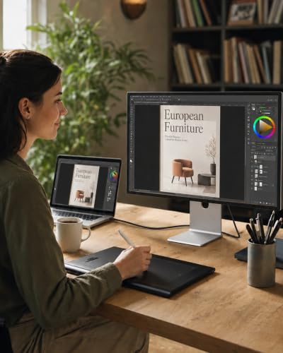 Image of P27G 27 inch 4K UHD Monitor, IPS Glossy (Honeycomb Without Stand)
