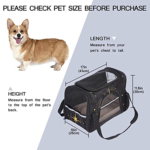 Bolsa de viaje para gato y conejo, transportín flexible para avión 3