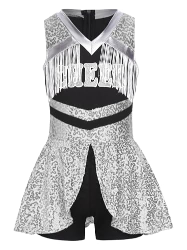 Uniforme de pom-pom girl fille anti-irritation pour spectacle