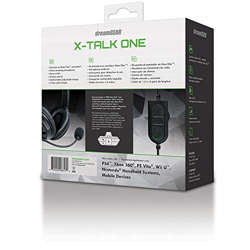 Fone De Ouvido Headset Gamer X-Talk Dreamgear para Xbox One DGXB1-6617 Preto
