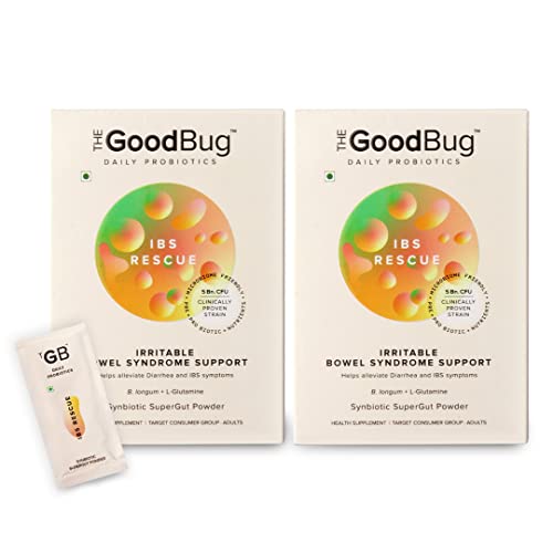 Image of The Good Bug Ibs Rescue C Supergut Powder For Constipation Relief & Irritable Bowel Syndrome|Pre & Probiotic Supplement|5 Billion Cfu Of Clinically Proven Strains|30 Days Pack