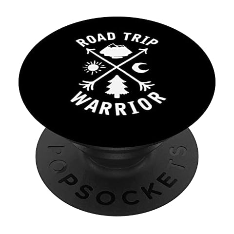 Road Trip Warrior Family Camping Vacation Mountains & Trees PopSockets Swappable PopGrip Cover
