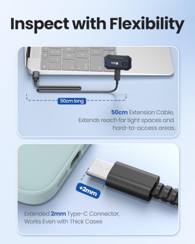 Image of Thermal Master P1 Thermal Camera for USB-C iPhone Android, Plug&Play, Blue