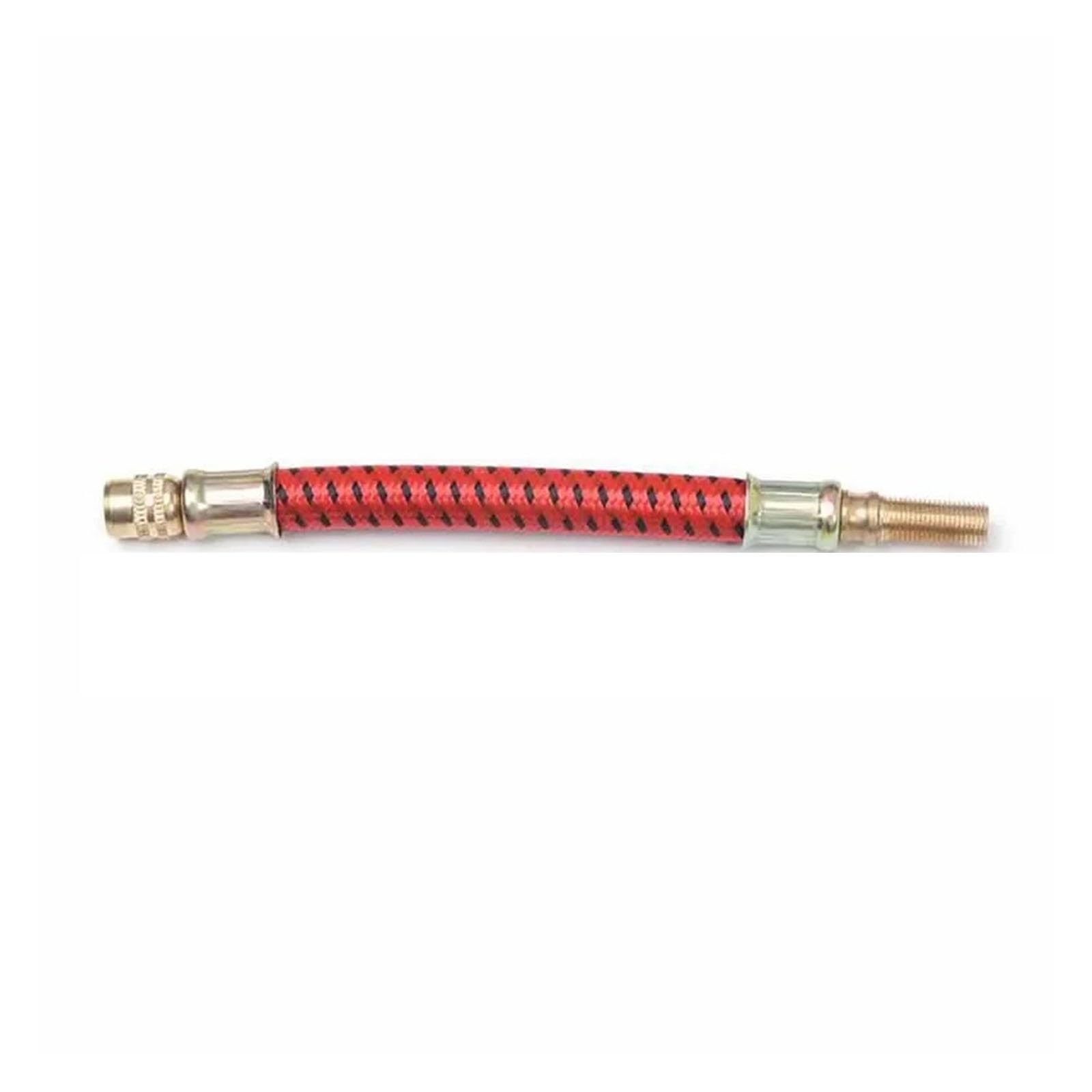 Dymkie Red Tyre Valve Extension Adaptor Tire Inflator Electric Scooter Air Pump Extended Nozzle Accessories(Red)