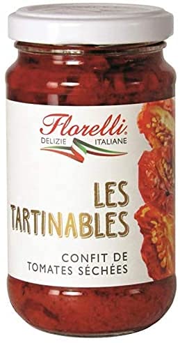 FLORELLI - Pasta Et Bruschetta Confit De Tomates Séchées 190G - Lot De 3 - meilleure offre
