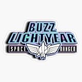 Set of 3-3 Inch Pack - Buzz Lightyear - Space Ranger - Logo Sticker - Vinyl Decal for Cars, Trucks, Windows, Laptops, Notebooks, Tumblers, Lockers, Skateboards, Water Bottles