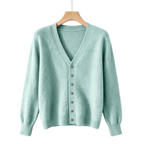 Cardigan Sweaters for Women V Neck Long Sleeve Knit Cardigans Shrug - image 5