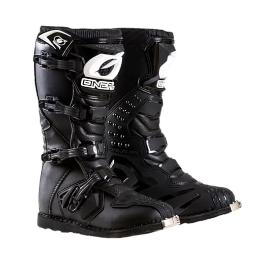 O'Neal Men's New Logo Rider Boot (Black, Size 9)