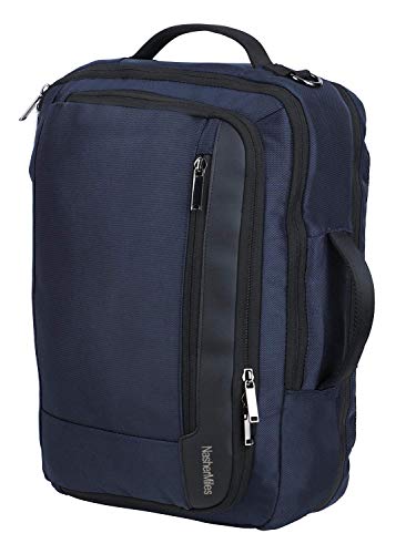 Image of Nasher Miles Marathoner 3 Way Navy Blue Laptop Backpack /Messenger /Shoulder Bag
