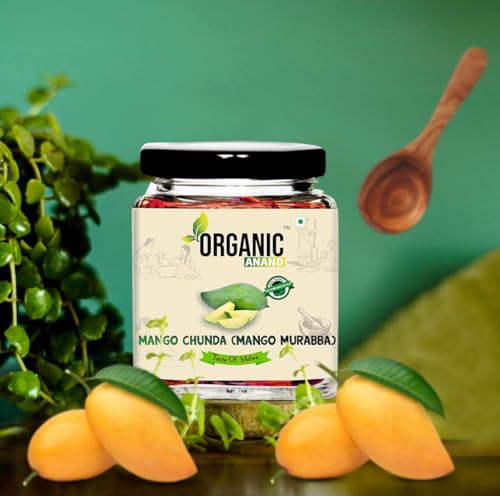 Image of Organic Anand Handmade Mango Murabba 250 Gram | Aam ka Murabba | Grated Mango Chunda Authentic | Sun-Dried,No Artificial Colors and Preservative (Pack of 1)
