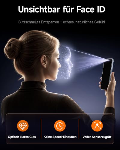 SMARTDEVIL 2 Pack Privatsphäre Schutz für iPhone 18 Pro Panzerglas – Ansicht 6