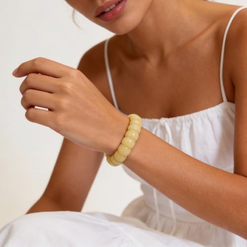 Image of Fidget Bracelet for Women Anxiety Bodhi Seeds Beaded Bracelets, Zen Fidget Stretch Bracelet Alleviate Anxiety Stress