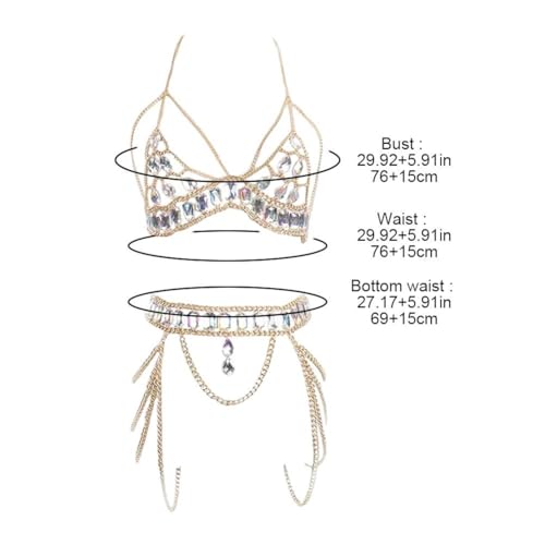 Cadena para sujetador de discoteca que realza tu ropa 8