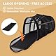 Treer Kransportbox Katze, PC Gitternetz Transportbox Katze Groß, Atmungsaktive Faltbar Katzentransporttasche, Leichtes Reisen Tragetasche für Hundetransportbox Katzes und Hund
