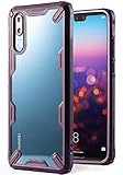 Ringke Fusion-X Compatible with Huawei P20 Ergonomic Transparent Military Drop Tested Defense PC Back TPU Bumper Impact Resistant Protection Technology Cover Huawei P20 Case (2018) - Lilac Purple