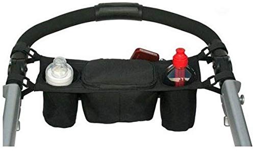 SKEIDO Multifunctional Baby Stroller Organizer Baby Pram Buggy Cart Bottle Hanging Basket Storage Bag Stroller Accessories