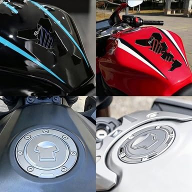 Pegatinas tanque Aprilia RSV4 Tuono protector de resina 3D adhesivo antideslizante negro 2