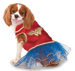 Rubies Wonder Woman Haustier-Tutu-Kleid Größe S