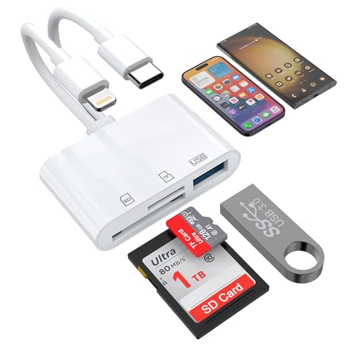 Lettore Schede SD Per IPhone E USB-C - Adattatore Lightning, Per SD/SDHC/SDXC/MicroSD Fino A 1TB - Foto 13