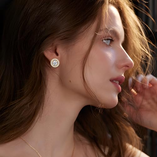 Clip On Earrings for Women Non Pierced Cubic Zirconia Clip On Stud Earrings Round Heart Square Crystal Earring Fashion Rhinestone Jewelry4