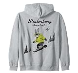 Retro Vintage Ski Snowboard Pisten Urlaub