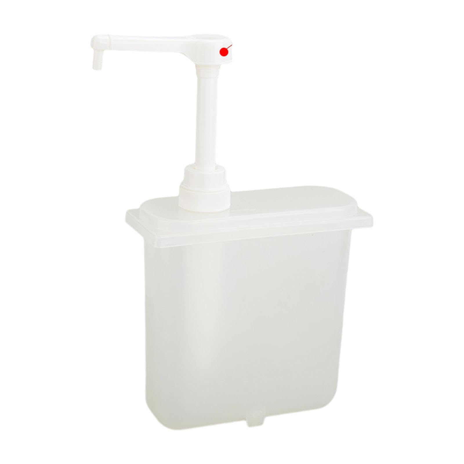 Qianly Dispensador de Salsas con Bomba para Cocina, 1l