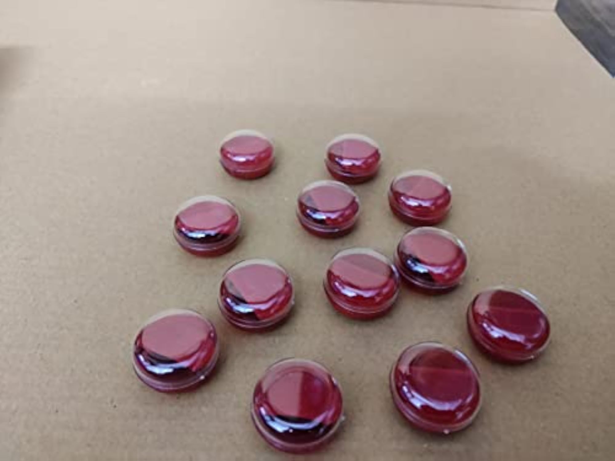 Jewelry Imitation Transparent Plastic Ring & Tops Box