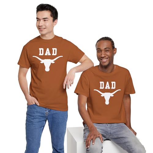 Texas Longhorn Dad Logo Tee Shirt T-Shirt Game Day Clothing Sports Wear Gift3