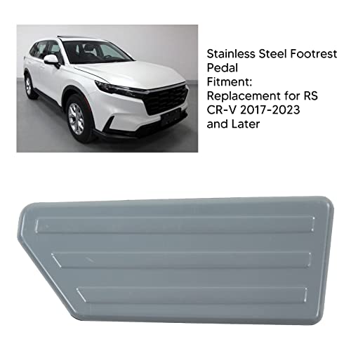 Foot Rest Pedal, Driver Side Dead Pedal Left Side Foot Rest Kick Panel Anti-Slip Thickened Foot Peg Compatible Dead Foot Rest Pad Kick Panel Foot Rest Stainless Steel Pedal Pad Cover - Image 5