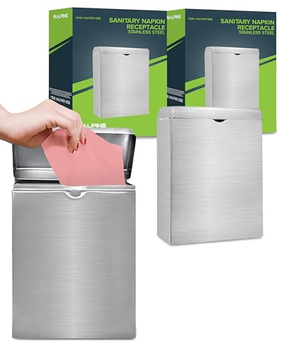 Alpine Industries 451-SSB Alpine Sanitary Napkin Receptacle cover