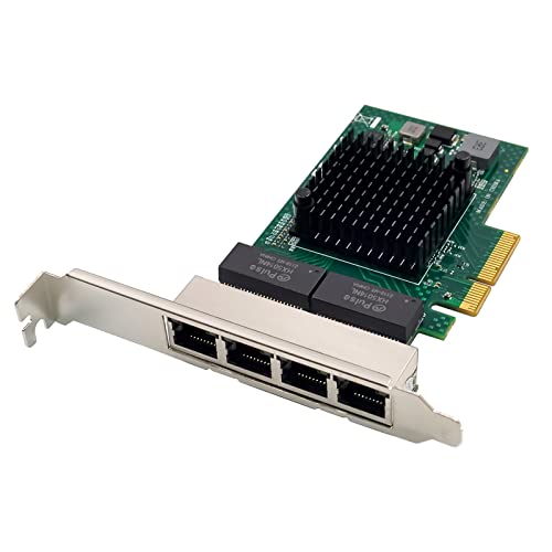 Quad-Port PCIe Gigabit Ethernet Server Adapter with NetXtreme® BCM5719 Chipset PCI Express 1000M Network LAN Card for Windows Server Linux Ubuntu VMware - Image 2