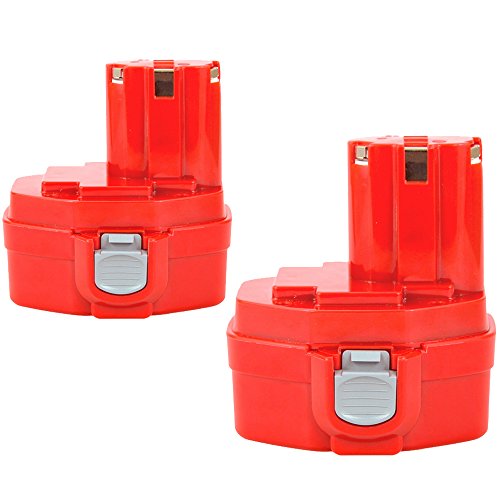 [2 Stuks] DOSCTT Batterij Vervanging Voor Makita 14,4V 3.0Ah Ni-Mh Gereedschapsaccu 1420 PA14 1422 1433 1434 1435 1435F 193060-0 192600-1 193062-6 193101-2 193158-3 Accu