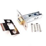 Rhino Hardware Tubular, pestillo de puerta MORTICE, cierre interno de...