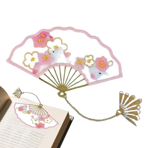 Kit de bordado para principiantes ideal para relajarse en casa tejiendo abanicos