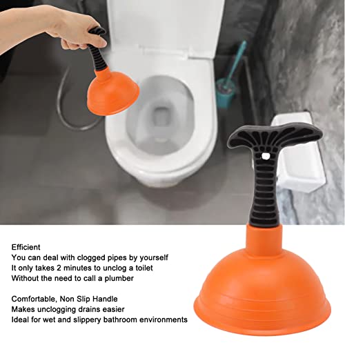 Image of Mini Plunger, Multipurpose Nonslip Handle, Ergonomic Design, Small Bathroom Toilet Cup Plunger for Bathtub (Type C)