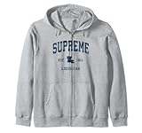 supreme sweater box logo 241 g, coupe classique, col tissé