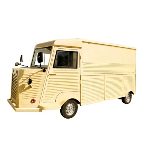 Carrito móvil de café y aperitivos con sistema de refrigeración y agua, perfecto para ventas de aceras, mercados de agricultores y campus corporativos