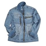 タカヤ商事 GRANCISCO(グランシスコ)【GC-A700】デニムジャケット／オリジナルステッカー付 (IS.アイススペシャル, 4L)