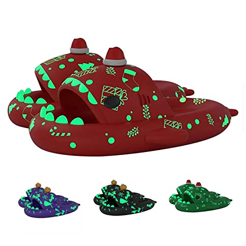 Shark Slides Slippers, Anti-Slip 3D Cartoon Halloween Christmas Shark Slippers