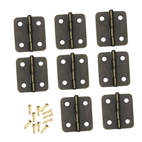 DIYEAH 250 Piezas Mini accesorios de bisagra pequeño bisagras con resorte bisagras de cierre automático primavera bisagras de mini gabinete bisagras automáticas bisagra de filete planchar