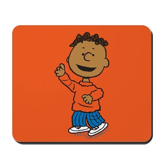 CafePressPeanuts Franklin Dancing Non-Slip Rubber Gaming Mousepad