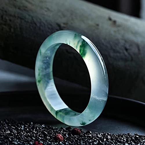 Bracelets pour femmes en jade de glace : le jonc naturel à porter au quotidien avec élégance