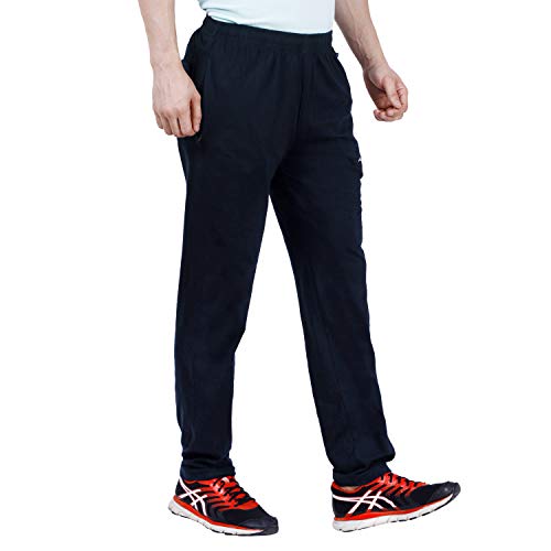 Image of Trackpants for Men - Regular Fit, Cotton Hoisery, Ultra Soft, Comfortable, Lightweight, Ziper Pockets, Front Zip, Back Pocket, Solid Mnimal