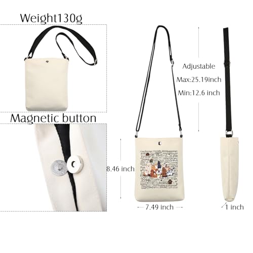 BNQL Animal Rescuer Crossbody Bag Animal Rescuer Gifts Pet Owner Gifts Veterinarian Gifts Rescue Appreciation Gifts Sling Bag2